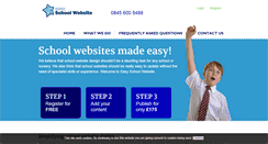 Desktop Screenshot of easyschoolwebsite.com