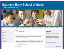 Tablet Screenshot of example.easyschoolwebsite.com